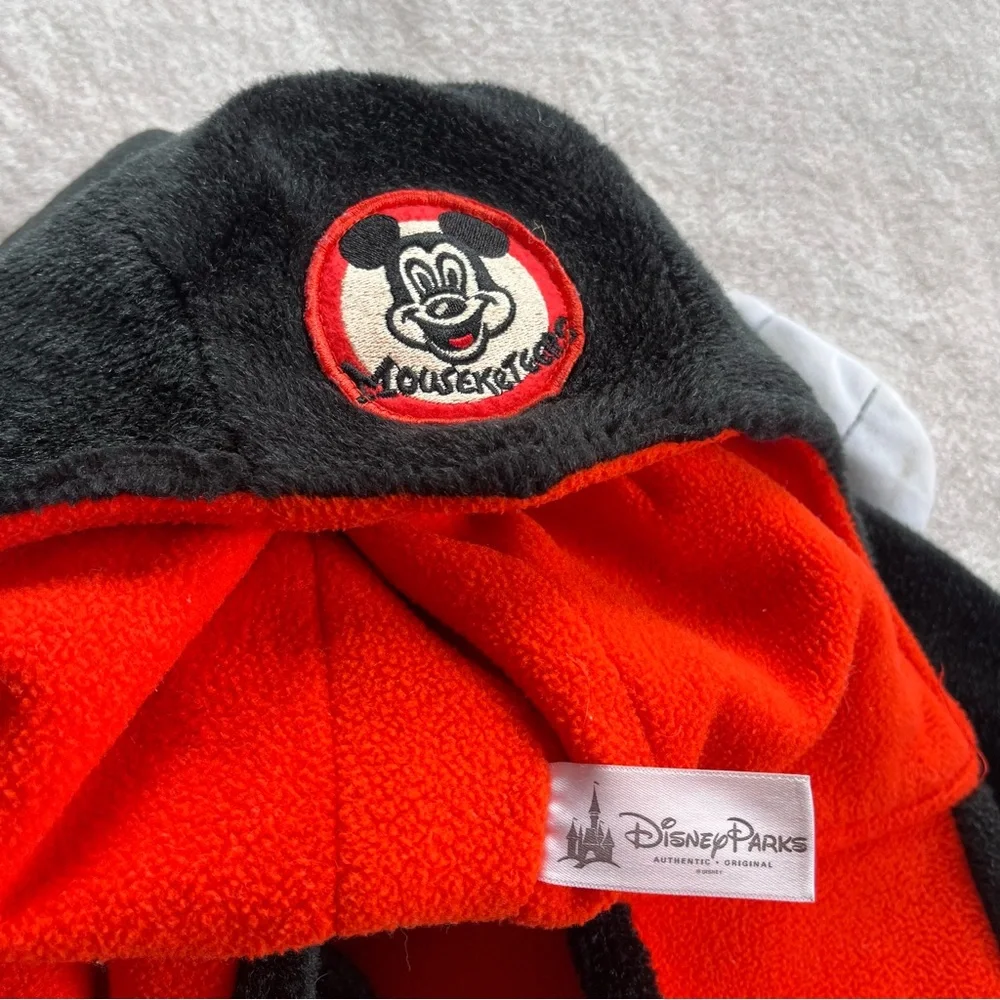 Disney Parks Mickey Mouse‎ Mouseketeers Plush Winter Hat Scarf Gloves Mittens